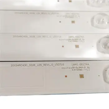 10 יח/להגדיר את תאורת LED אחורית רצועת עבור Samsung GRUNDIG 43VLE6629 43VLE6524 43GFB6627 IC-B-HWCR43D641R HWCR43D641L LM41-00174A 00173A