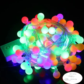10M 20M 30 50 דובדבן הביצים LED פיות אורות מחרוזת חיצונית שרשרת כדור אורות נורת המסיבה הביתה חתונה חג המולד זר עיצוב