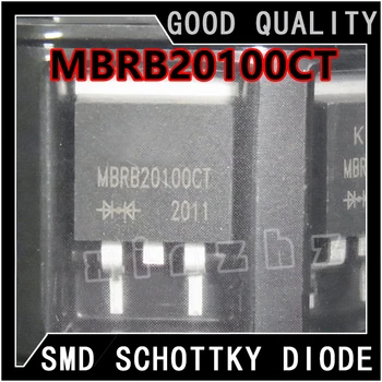 10PCS MBRB20100CT SMD Schottky דיודה החבילה-263 מקורי חדש שבב