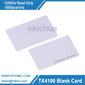 125KHZ RFID כרטיס EM4100 כרטיס כרטיס קירבה 125KHz כרטיס מתאים בקרת גישה הזמן נוכחות--1000pcs/הרבה