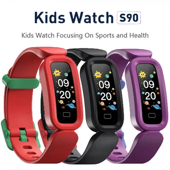 2023 ילדים Smartwatch S90 כושר הצמיד עמיד למים שעון מעורר לישון צג ספורט צמיד עבור הילדים הבנות ילדים מתנה