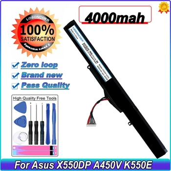 4000 מיליאמפר סוללה של מחשב נייד עבור Asus X550DP A450V K550E X750J A550D K751L X751L F450 P750LB X751MA F450C R752L X751MD F450E R752MA