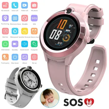 4G ילדים שעון חכם GPS Wifi Tracker שיחת וידאו עם חריץ לכרטיס SIM 680mAh סוללה גדולה 1.28 אינץ מסך התינוק Smartwatch עבור הילד.