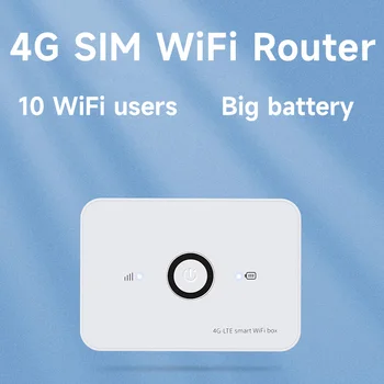 4G כרטיס ה SIM-wifi נתב מודם lte 10 WiFi משתמשים כיס רשת אלחוטית נקודה חמה סוללה מובנית WiFi נייד