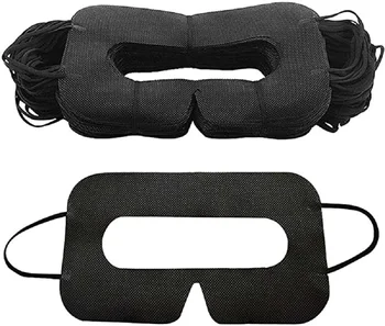 50/100Pcs VR מסיכת עיניים כיסוי זיעה לנשימה חד פעמיות בדים לא ארוגים על אוקולוס Quest 2 רצועת ראש אביזרים אוקולוס