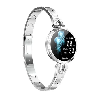 AK15 אופנה שעון חכם נשים IP67 עמיד למים לביש מכשיר ניטור קצב הלב ספורט ליידי צמיד Smartwatch לנשים