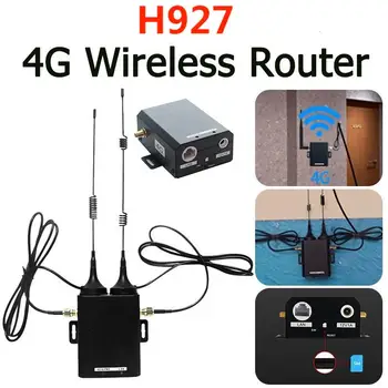 H927 נתב WiFi תעשייתי 4G LTE, SIM-נתב 150Mbps עם אנטנה חיצונית תמיכה 16 WiFi עבור משתמשים חיצוניים