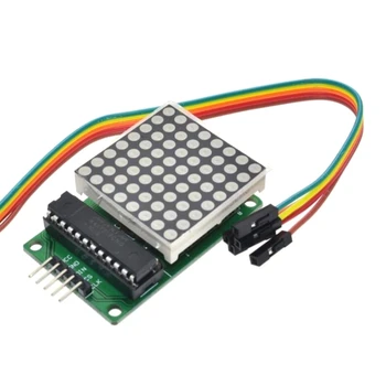 Max7219 8x8 נקודה מודולים מיקרו מודולים תצוגת מודולים לפשעים חמורים תצוגת LED בקרה מודולים עבור arduino 5v J60A