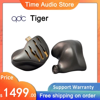 QDC נמר סטטי לנוע ברזל אוזניות HiFi 8 יחידות מותאמות אישית Audiophile לפקח על הבמה הזמר מוזיקאי אטמי אוזניים