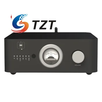 TZT AMP55 HiFi Bluetooth שולחן עבודה מיני אודיו מגבר כוח 220V Translinear הנוכחי במצב מגבר