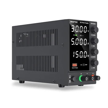 WANPTEK DPS305U 0-30V 0-5A 150W מיתוג חשמל DC 4 ספרות תצוגת LED מתכוונן מיני אספקת חשמל AC 115V/230V 50/60Hz