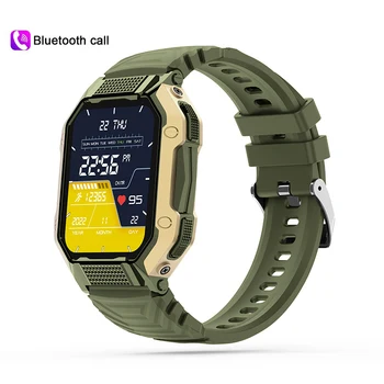 ZL69 צבאי שעון חכם Bluetooth לקרוא אנשים 1.83 אינץ מסך HD IP67 עמיד למים קצב הלב ספורט בריאות חיצונית SmartWatch