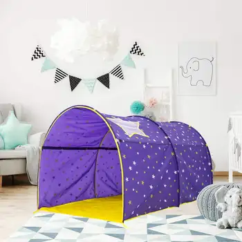 אוהל ילדים משחקים תיאטרון פרטיות תאום כוכבים סגולים על ידי קמפינג מקלחת אוהלים חיצוני קמפינג אוהל Carpa קמפינג יחיד mon