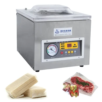 אוטומטי דיגיטלי ואקום מכונת האריזה מזון אוטם אגוזים/פירות/בשר צרכני ומסחרי חותם כפול