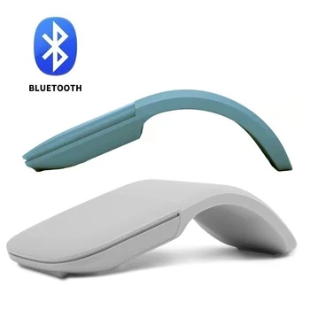 אלחוטית קיפול עכבר נייד Bluetooth Mause Arc Touch רולר דק במיוחד עכברי לייזר Sem Fio עבור מחשב נייד מחשב נייד חדש 2023