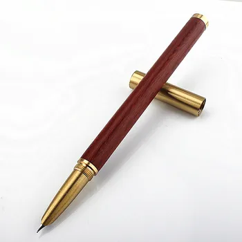יוקרה חדש עץ העט באיכות גבוהה מתכת דיות עטים, ציוד משרדי, ציוד לביה 
