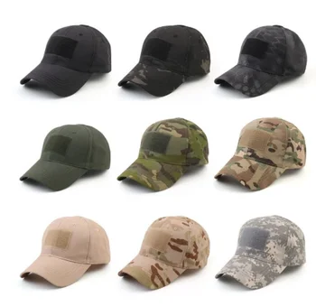 כובע הסוואה חיצונית כובע בייסבול פשטות צבאי טקטי לצבא הסוואה ציד טיולים כובעים ספורט רכיבה על אופניים כובעים לגברים מבוגרים