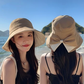 כובע רחב שוליים גדולים חוף כובע פנמה נשים כובע קש הגנת UV מתקפל הגנה מהשמש כובע חיצוני החג ספורט כובע
