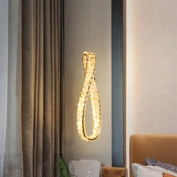 מודרני תליון מנורה האוכל אורות תליון בר מינימליסטי מנורת led השינה ליד המיטה אור הזהב אביזרי מטבח