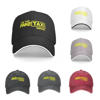 מזויף מונית כובע בייסבול מגניב Faketaxi נהג כובעי הקיץ קרם הגנה חיצונית דייג הכובע