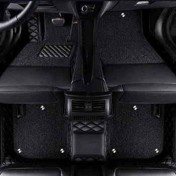 מנהג המכונית מחצלות עבור אינפיניטי EX35 EX37 2008-2013 פרטים בפנים אביזרי רכב כפולה-סיפון נשלף