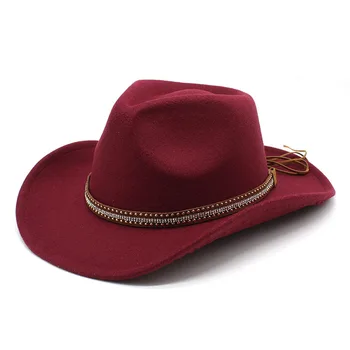 מעצב מותג המערבי כובעי בוקרים גברים, נשים, ג ' אז כובעים הרגשתי כובע פדורה נשים Gorras פארא הגברים חם מכירה חופשי דואר