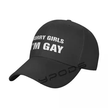 מצטערת בנות אני הומו כובע בייסבול עבור נשים גברים כובע Snapback Casquette פאטאל אופנת רחוב מגן השמש