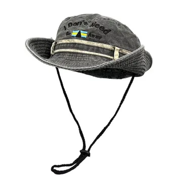 נשים בנות Y2K דלי כובעים עם מחרוזת שוליים רחבים, טיול דיג השמש UV להגנה ספארי יוניסקס הכובע