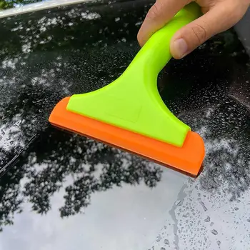 סופר גמישה סיליקון מגב אוטומטי מים מים מגב במקלחת מגב על שמשת הרכב, חלון זכוכית דלת המכונית מגרד