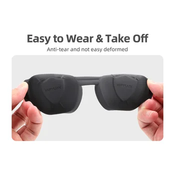 סיליקון עדשת כיסוי מגן עבור PS VR2 משקפיים מעובה הקסדה אבק-הוכחה שרוול כיסוי עדשת עבור פלייסטיישן VR2 אביזר