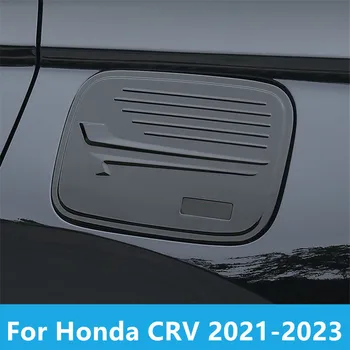עבור הונדה CRV 2021-2023 החדש מיכל דלק כיסוי דקורטיבי נצנצים סגנון רכב החיצוני קישוט באיכות גבוהה אביזרי רכב