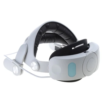 ראש מתכוונן רצועה על Quest 2 VR הדיבורית טעינת רצועה עם 6000mAh סוללה עבור Quest 2 אוזניות אביזרים